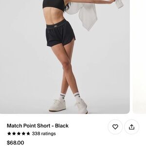 Alo yoga match point shorts
